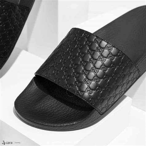 gucci patent leather slides|gucci leather slides sale.